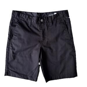 New Volcom Men's Black 8" Inseam Chino Shorts Size 29 x 8" inseam